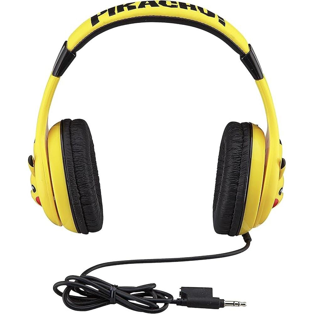 Pokemon Pikachu Wired Kids Headphones – Close-up Detail