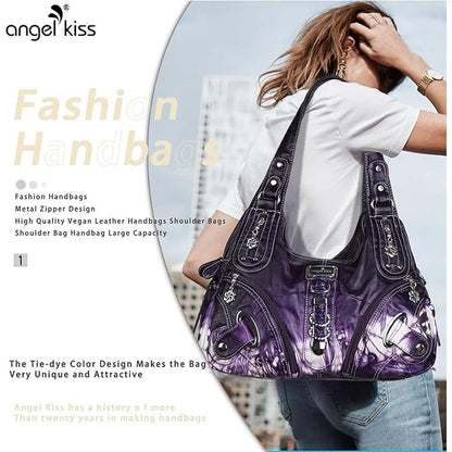 Angelkiss Hobo Purses and handbags for Women Satchel – Close-up Detail