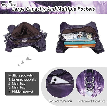 Angelkiss Hobo Purses and handbags for Women Satchel – Packaging