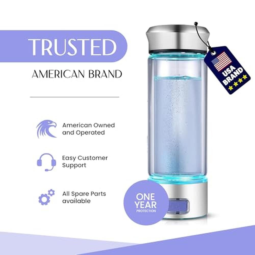 Water Levelupway: LevelUpWay Hydrogen Water Bottle Up to – Side View