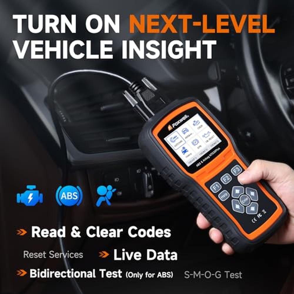 OBD2 Scanner ABS: FOXWELL NT630 Plus Advanced ABS and SRS – Side View