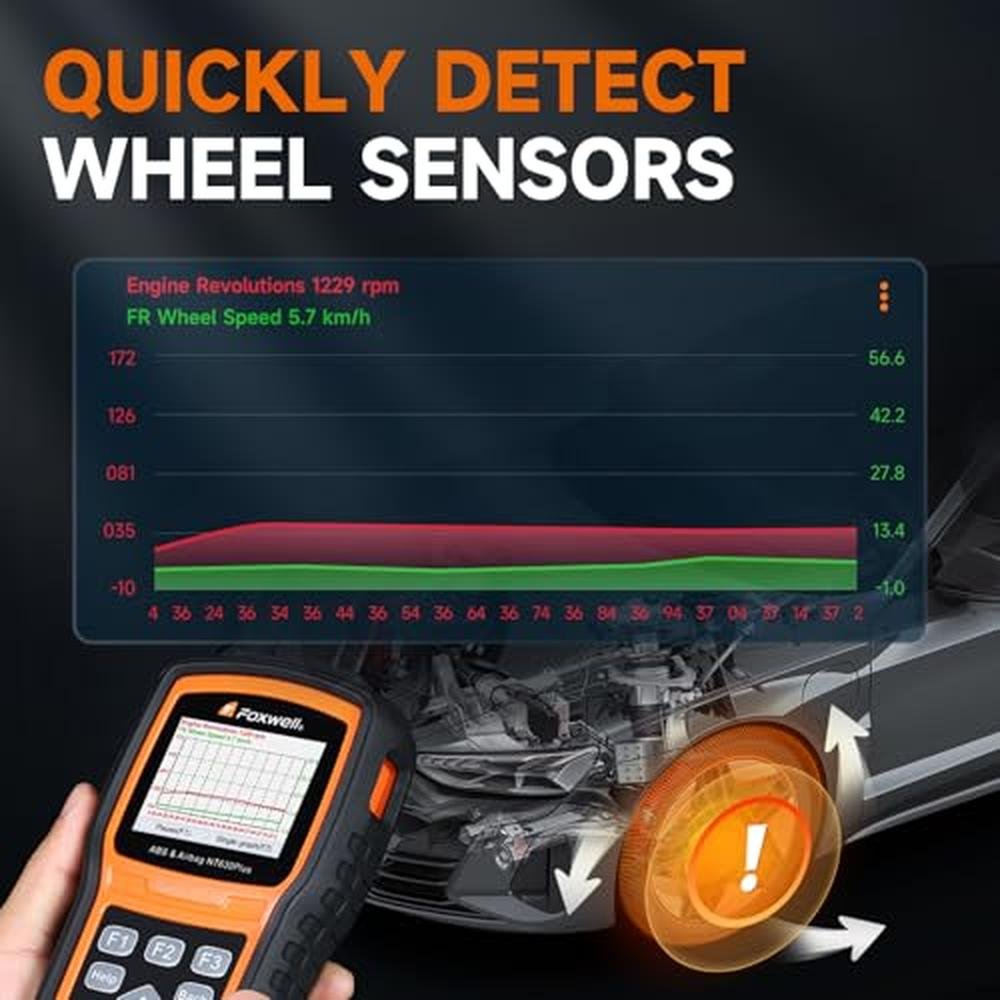 OBD2 Scanner ABS: FOXWELL NT630 Plus Advanced ABS and SRS – In Use