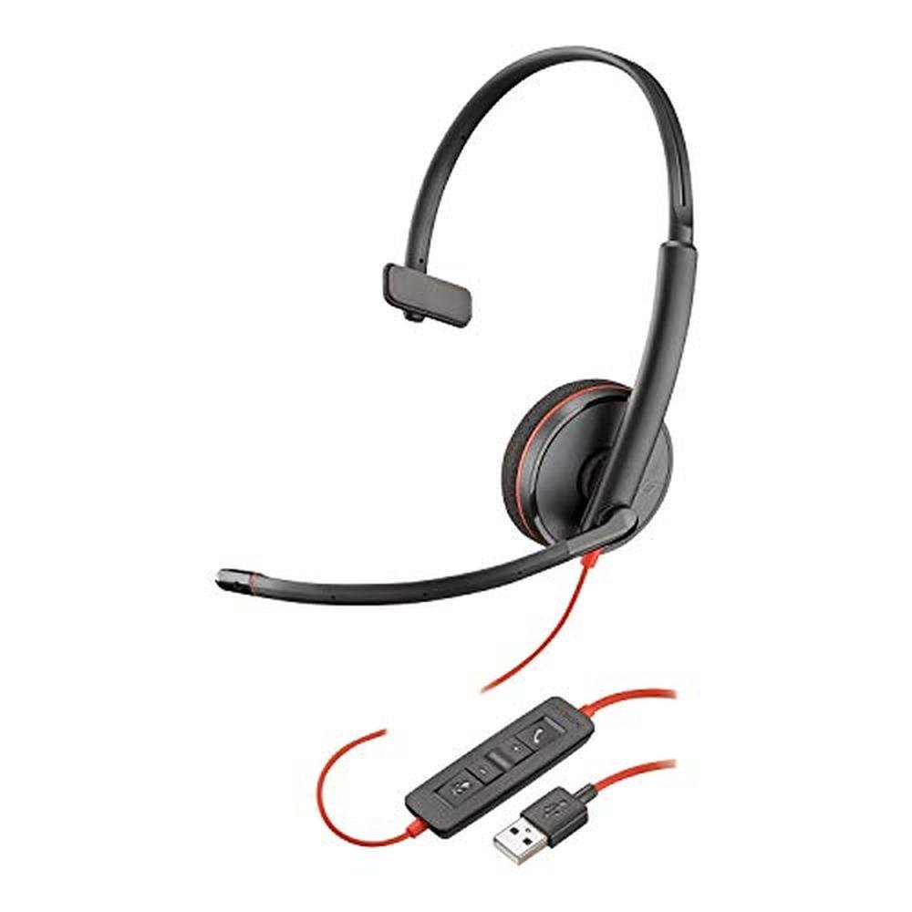 Plantronics Blackwire C3210 Headset (209744-22) – Front View