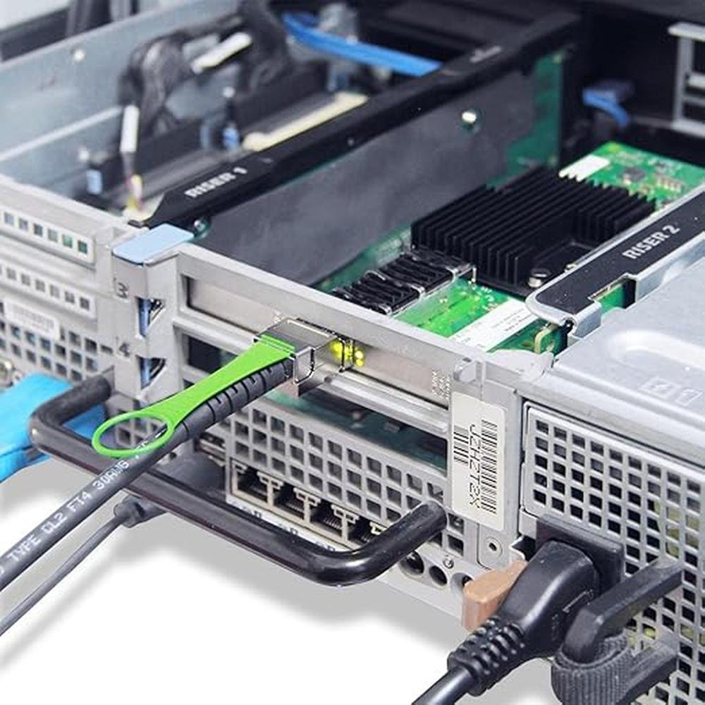 H!Fiber 40Gb QSFP+ DAC Cable: 40GBASE-CR4 – Side View