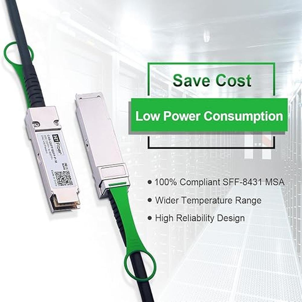 H!Fiber 40Gb QSFP+ DAC Cable: 40GBASE-CR4 – Packaging