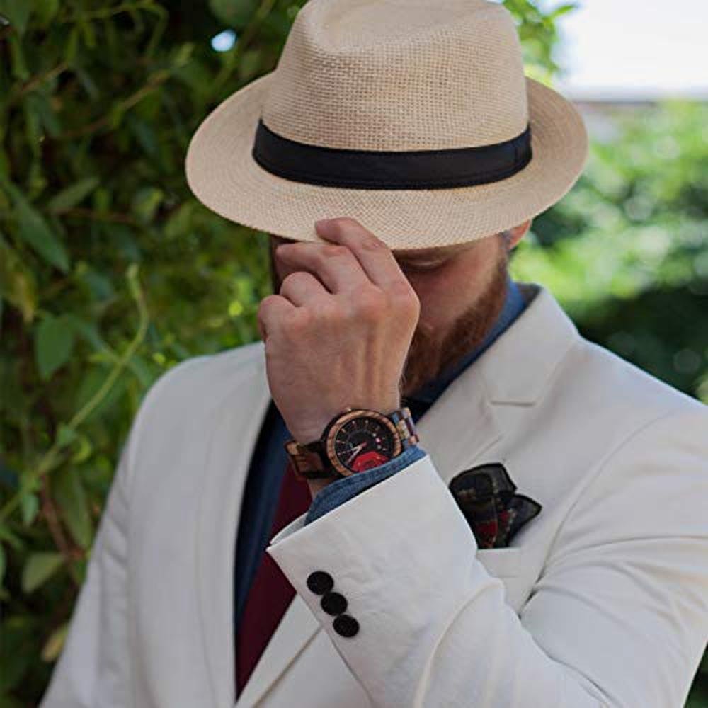 Men Bobo: BOBO BIRD Colorful Wooden Watches – Side View