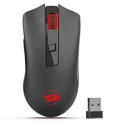 Redragon M652 Optical 2.4G Wireless Mouse with USB Receiver – Front View