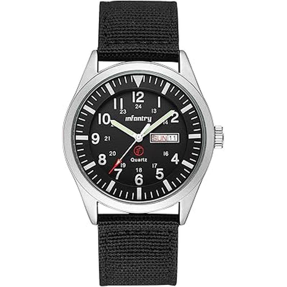 Infantry Watch: Infantry 5atm Tactical Field Watch – Front View