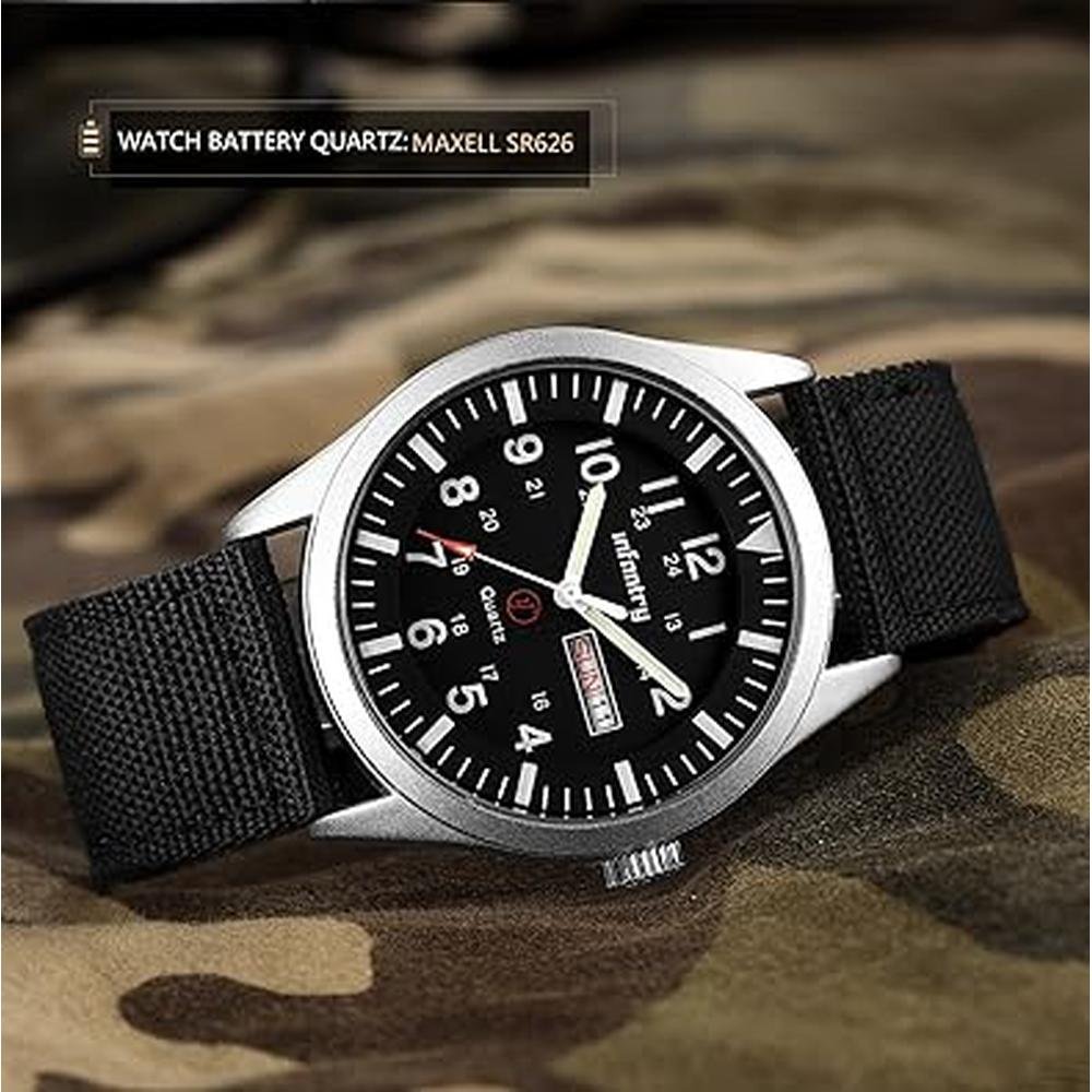 Infantry Watch: Infantry 5atm Tactical Field Watch – Close-up Detail