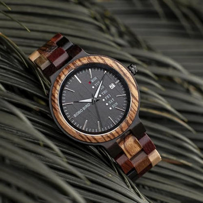 Wood Bobo Watches: BOBO BIRD Women Wood Watches Colorful – Side View
