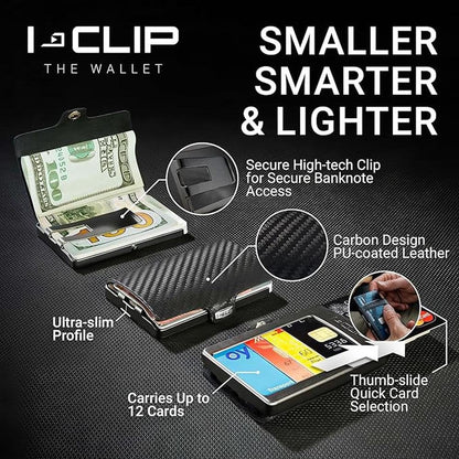 Clip Men: Premium Leather Wallet Versatile Changeable Money – In Use