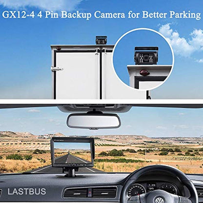 Camera View: LASTBUS Backup Camera Wide View Angle – Side View