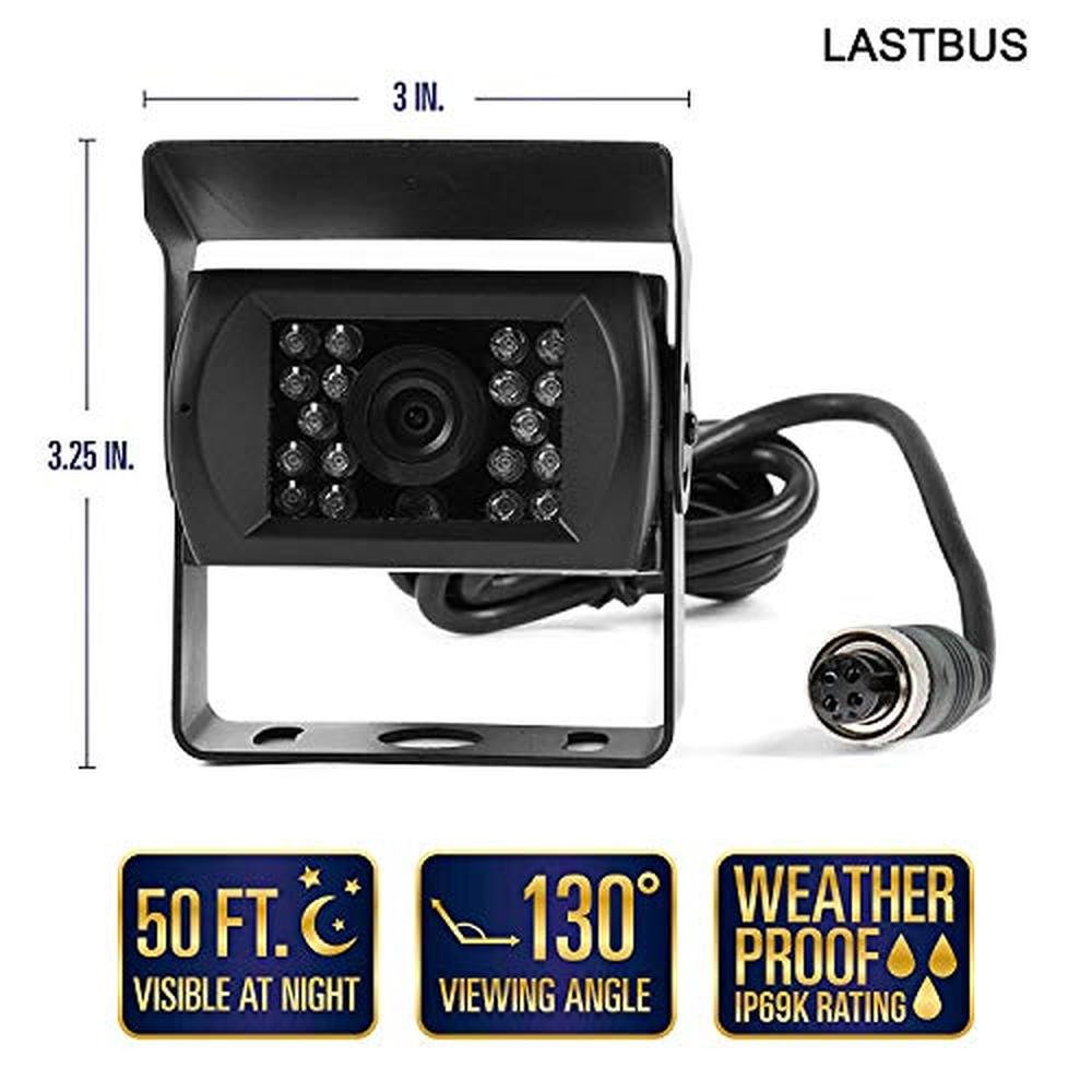 Camera View: LASTBUS Backup Camera Wide View Angle – In Use