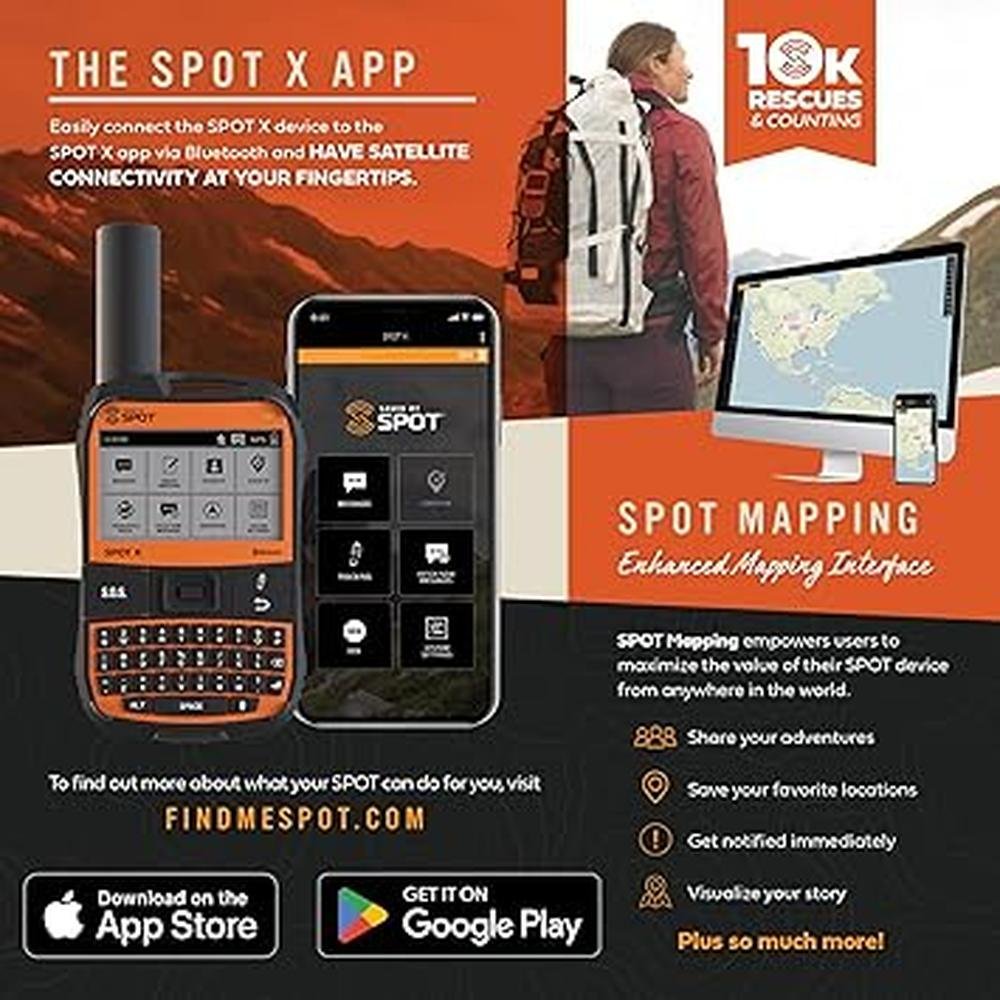 Way Spot: SPOT X with Bluetooth 2-Way GPS Satellite – Close-up Detail