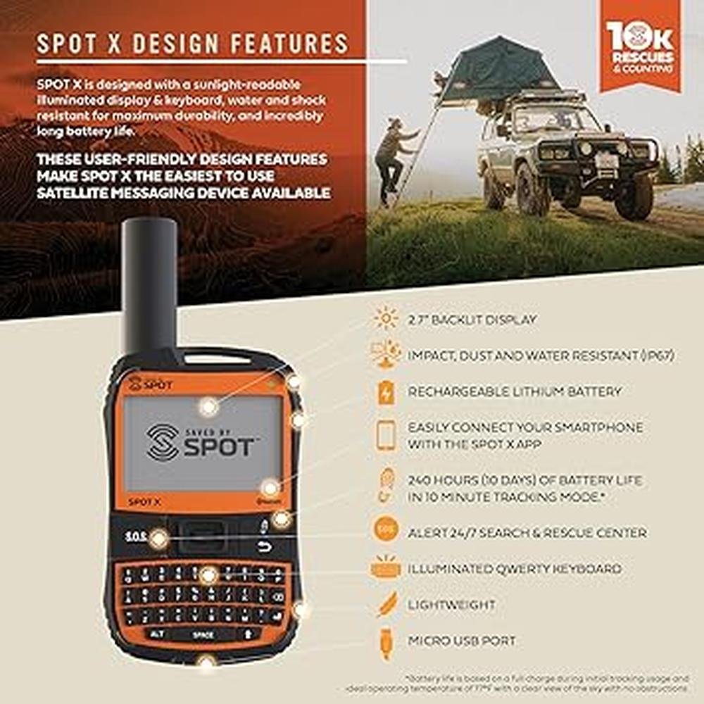 Way Spot: SPOT X with Bluetooth 2-Way GPS Satellite – Packaging