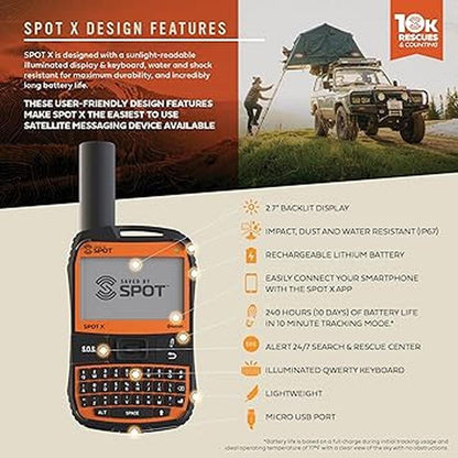 Way Spot: SPOT X with Bluetooth 2-Way GPS Satellite – Packaging