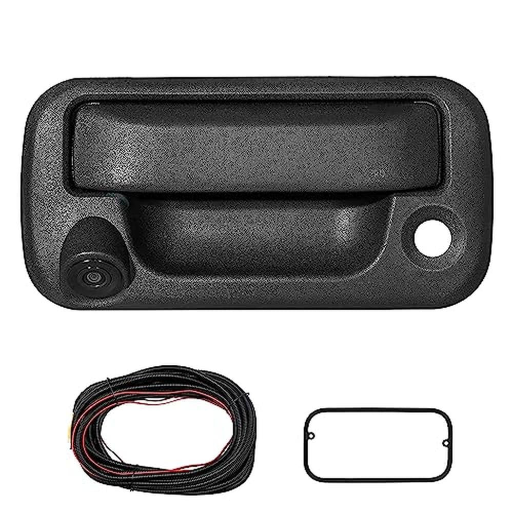 Camera Red: RED WOLF Tailgate Handle with Reverse Backup – Front View