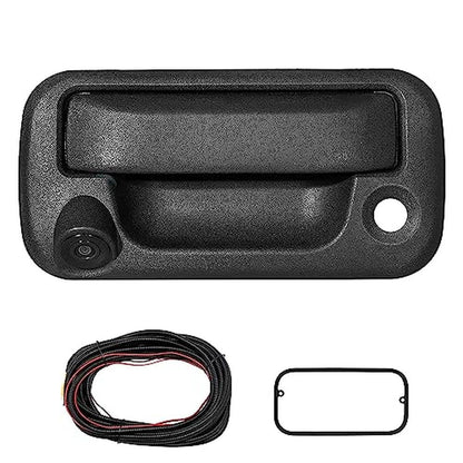 Camera Red: RED WOLF Tailgate Handle with Reverse Backup – Front View
