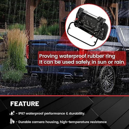 Camera Red: RED WOLF Tailgate Handle with Reverse Backup – In Use