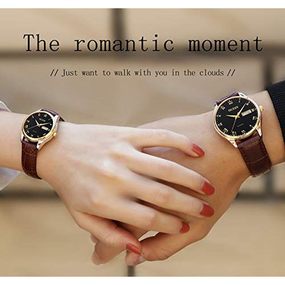 Women's Business Dress Watch: OLEVS High-End Analog Quartz – Side View
