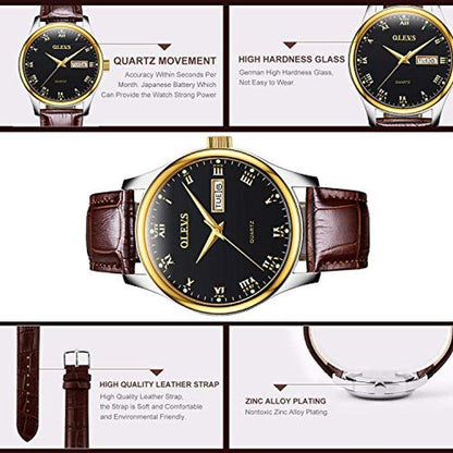 Women's Business Dress Watch: OLEVS High-End Analog Quartz – Close-up Detail