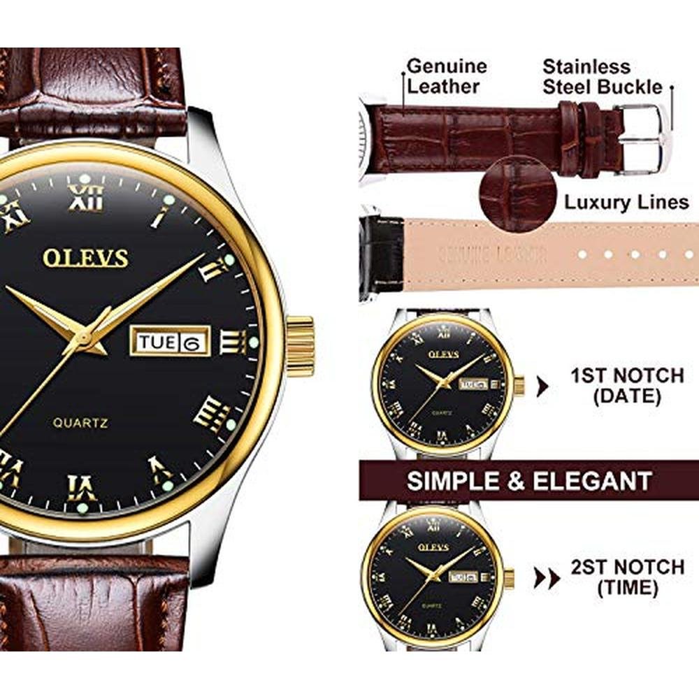 Women's Business Dress Watch: OLEVS High-End Analog Quartz – In Use