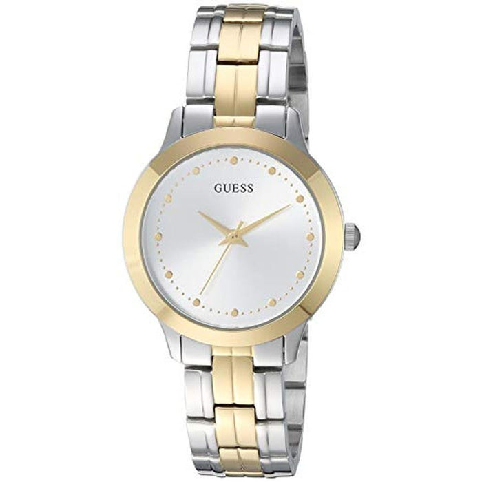 Stunning Gold-Tone Classic Slim Stainless Steel Bracelet – Front View