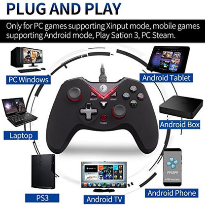 High-End Gaming Experience: IFYOO V-one Wired USB Controller – Side View