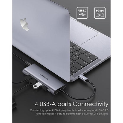LENTION USB-C Multi-Port Hub with 4K HDMI Output – Close-up Detail