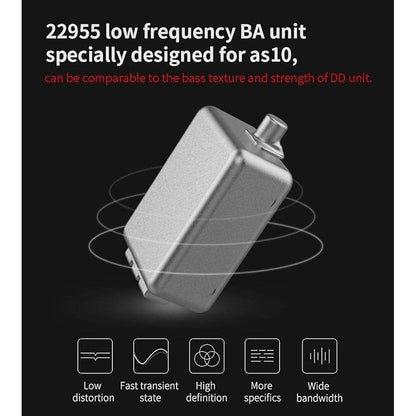 Linsoul KZ AS10 5BA HiFi Stereo in-Ear Earphone High – Packaging