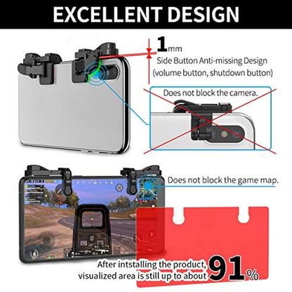 Mobile Gaming Controller: IFYOO 2 Pair Z108 – Close-up Detail
