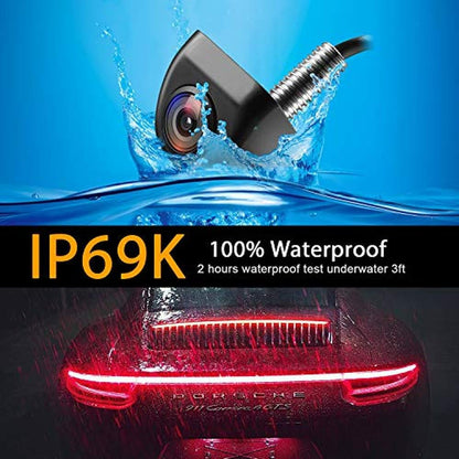 Backup View: NATIKA IP69K Waterproof Camera – Side View