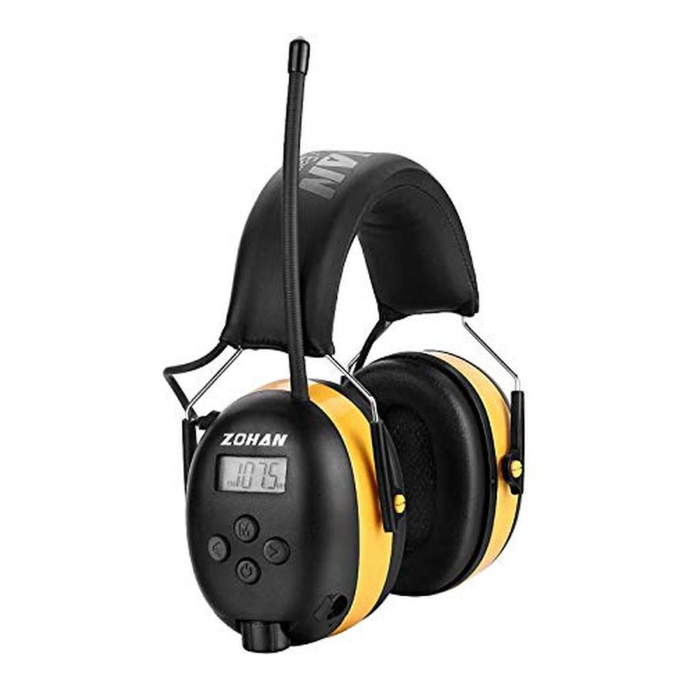 Ear Zohan: ZOHAN EM042 AM/FM Radio Headphone with Digital – Front View