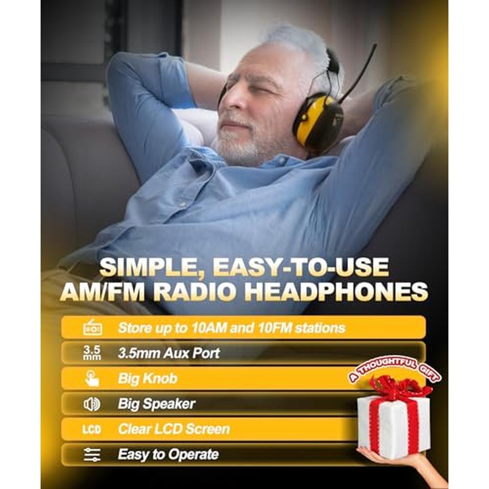Ear Zohan: ZOHAN EM042 AM/FM Radio Headphone with Digital – Close-up Detail