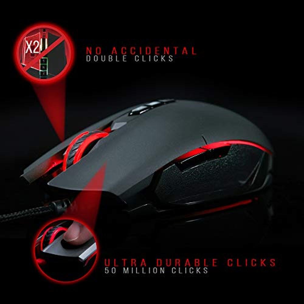 Bloody SP80 Optical Switch Gaming Mouse – Side View