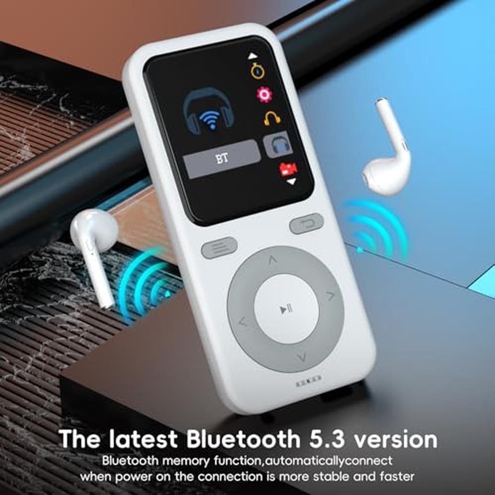 MP3 Player: Wiwoo 64GB Bluetooth Portable HiFi Lossless – Close-up Detail