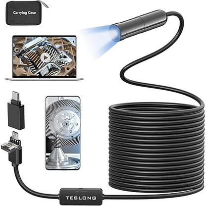 5MP Auto Focus Endoscope: Teslong 3rd Generation USB – Front View