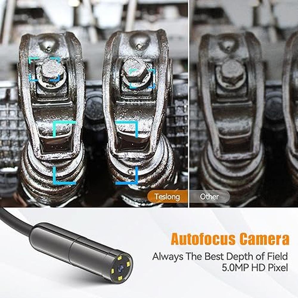 5MP Auto Focus Endoscope: Teslong 3rd Generation USB – Side View