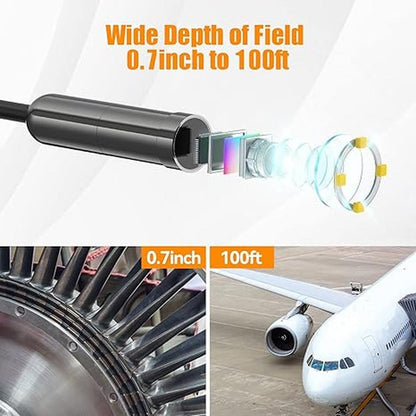 5MP Auto Focus Endoscope: Teslong 3rd Generation USB – Close-up Detail