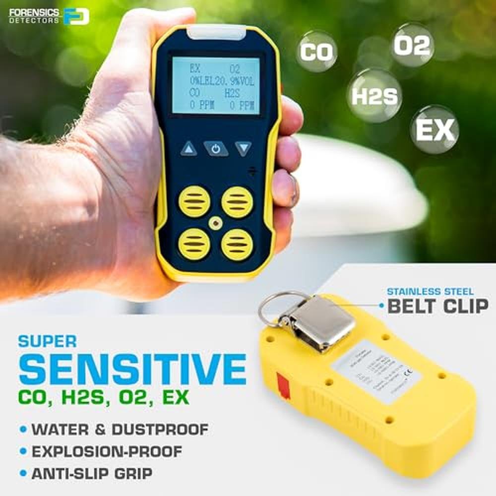 USA NIST Calibrated 4 Gas Monitor by Forensics – Packaging