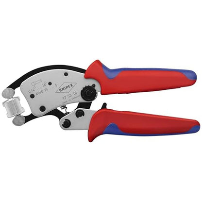 Knipex Tools: 97 53 18 Self-Adjusting Crimping Pliers – Front View