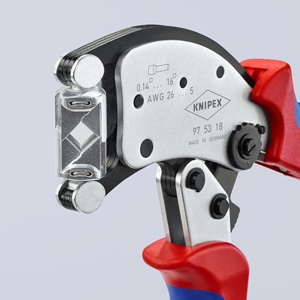 Knipex Tools: 97 53 18 Self-Adjusting Crimping Pliers – Packaging