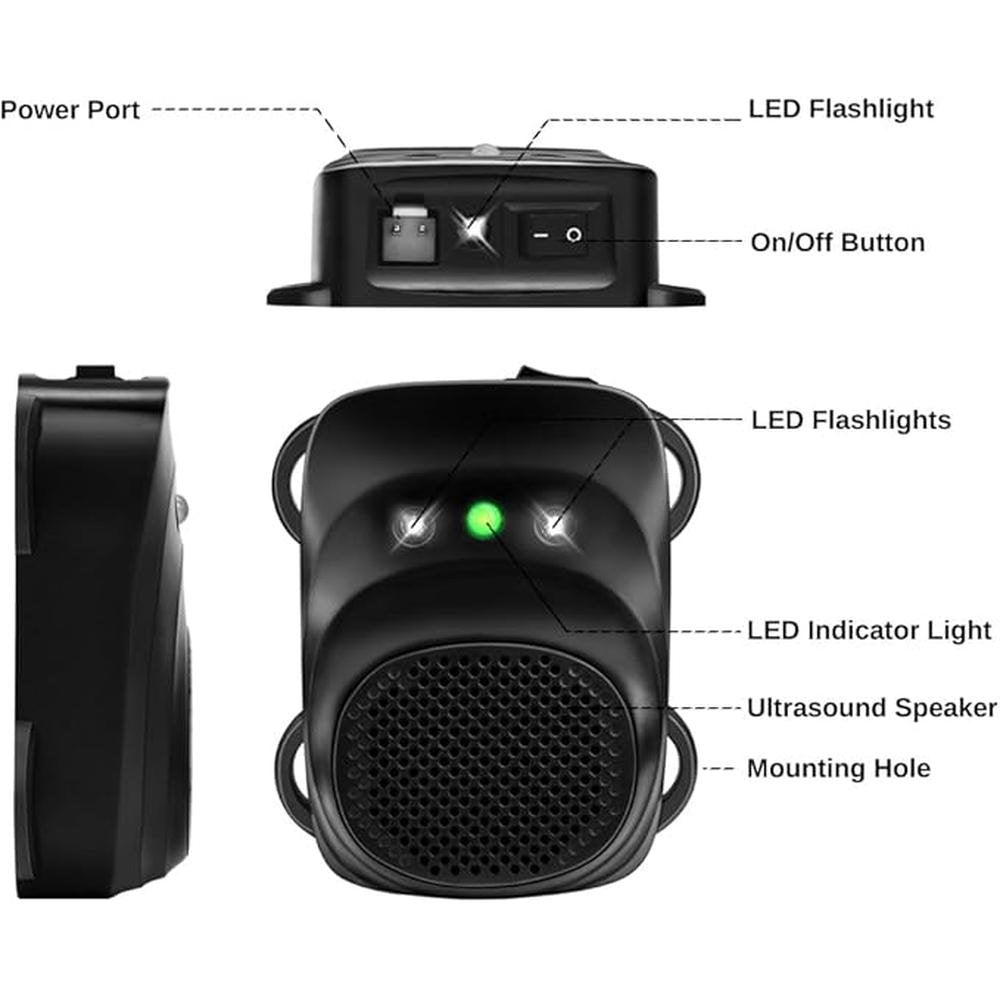 Ultrasonic Under Hood Rodent Repeller – Close-up Detail