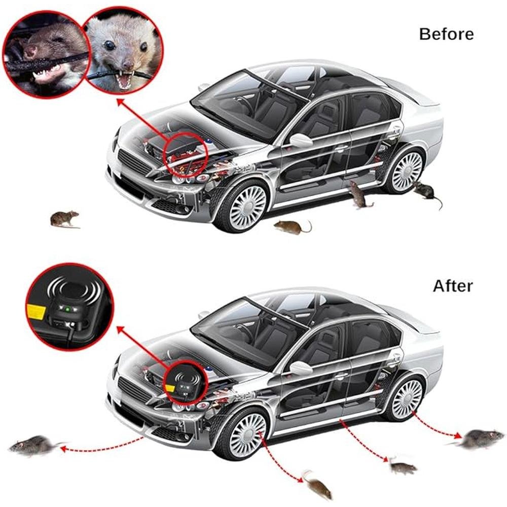 Ultrasonic Under Hood Rodent Repeller – Packaging