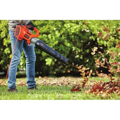 Black Decker Electric Axial Leaf Blower – In Use