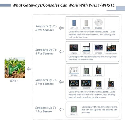 Soil Moisture Monitoring: ECOWITT WH51 Soil Moisture Sensor – Close-up Detail