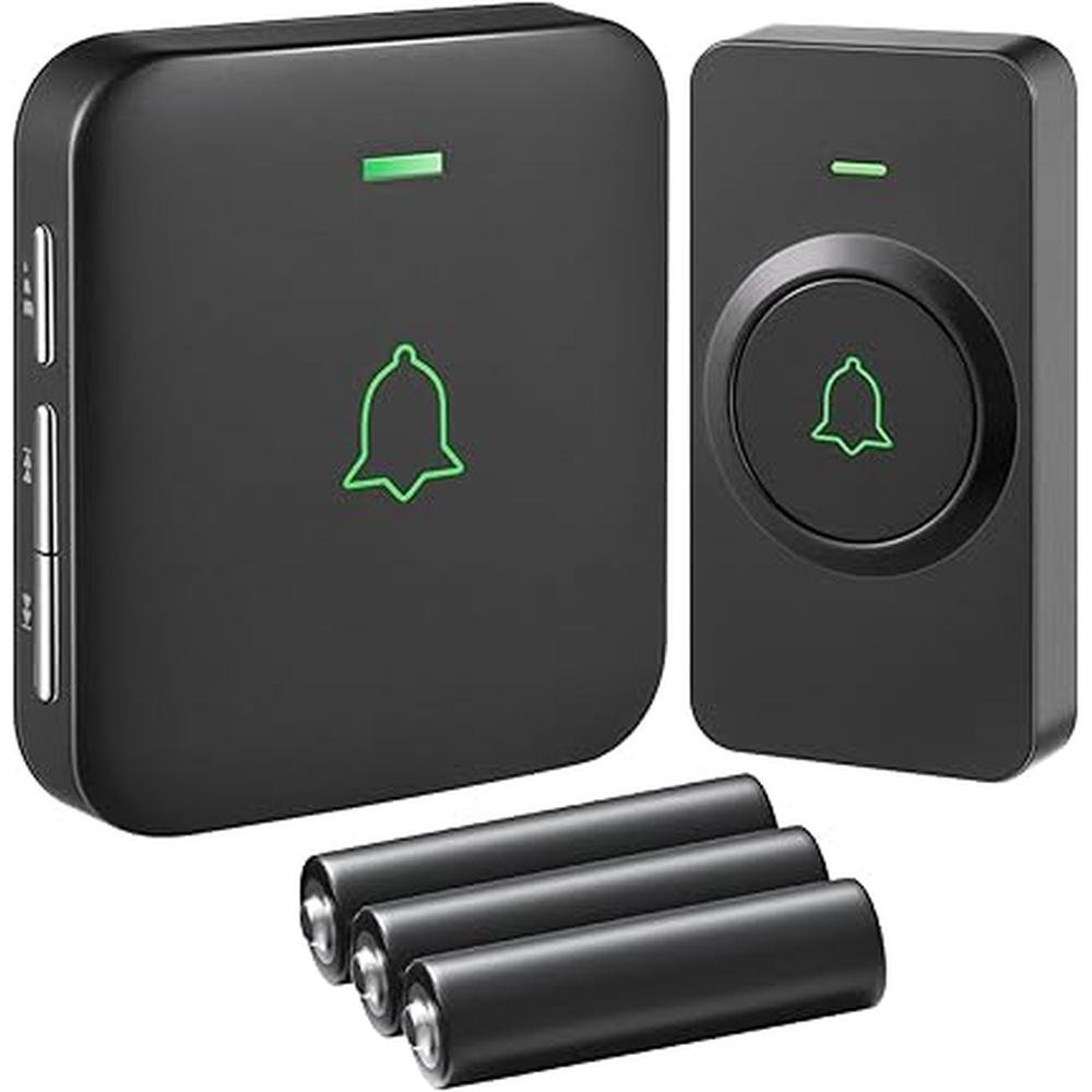 Wireless Door Chime: AVANTEK BA-11 Waterproof Battery – Front View