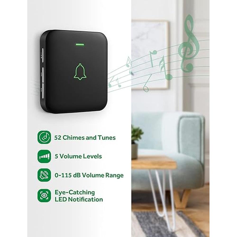Wireless Door Chime: AVANTEK BA-11 Waterproof Battery – Close-up Detail