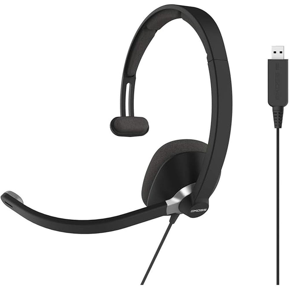 Koss CS295-USB Single-Sided On-Ear Communication Headset – Front View