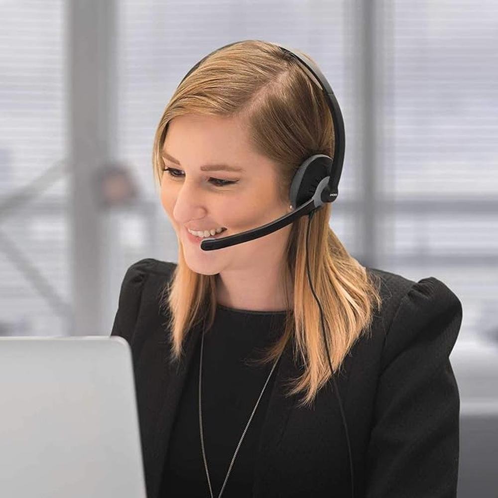 Koss CS295-USB Single-Sided On-Ear Communication Headset – In Use
